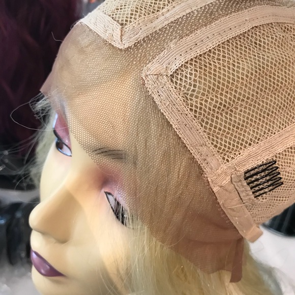 Wig Long Deep Wave Platinum Blonde 613 main image 5